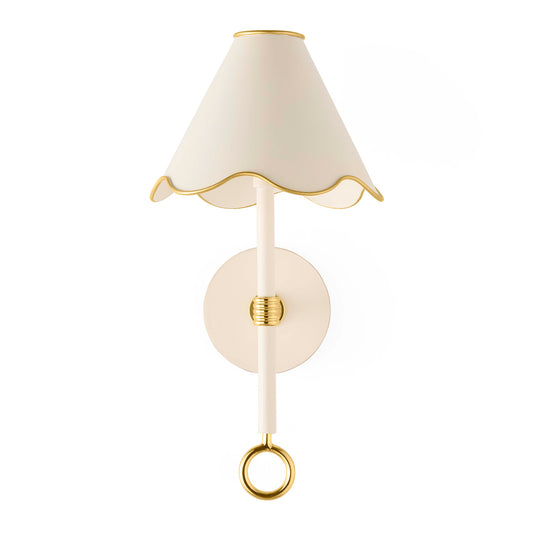 Ripple Rechargeable LED Sconce - front view