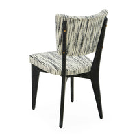 Rive Gauche Dining Chair in stratus - back angle view