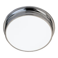 medium roderick flush mount chrome - angle view