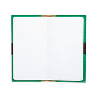 safari travel journal open - front view