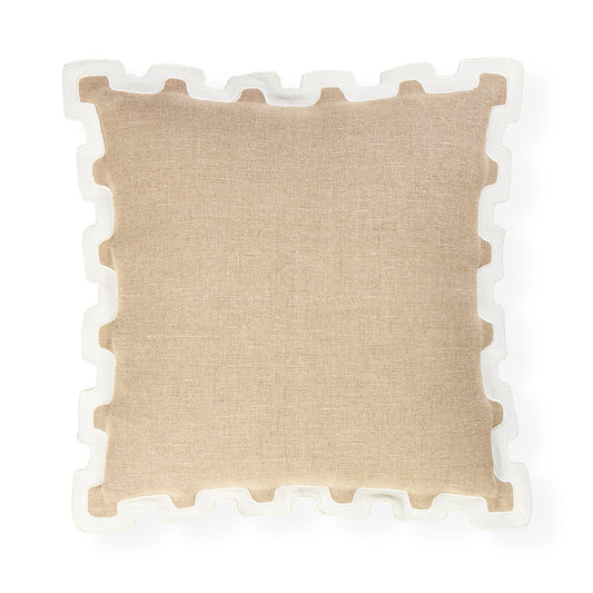 santorini whte pillow