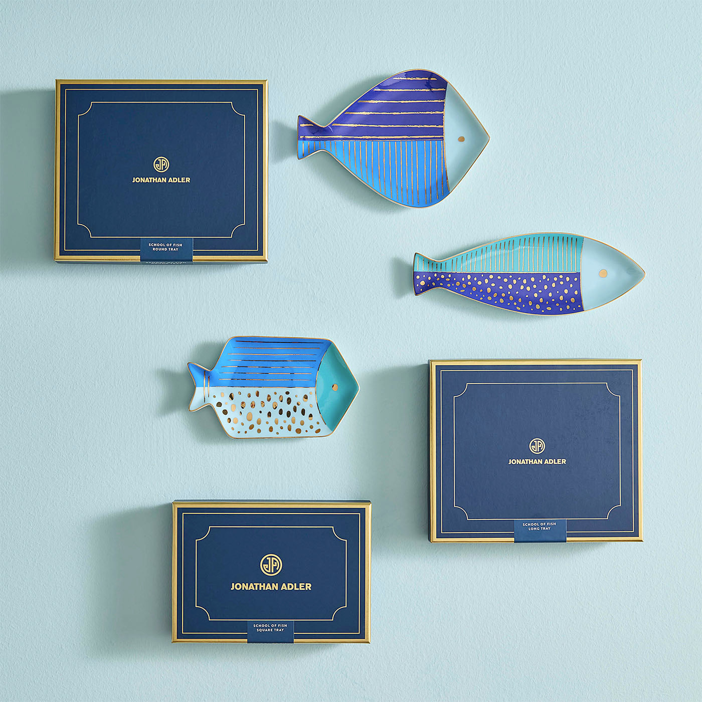 School of Fish Square Tray – Jonathan Adler