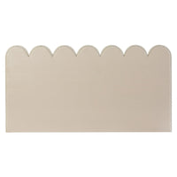 Serpentine Bed King - headboard view