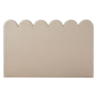 Serpentine Bed Queen - headboard view