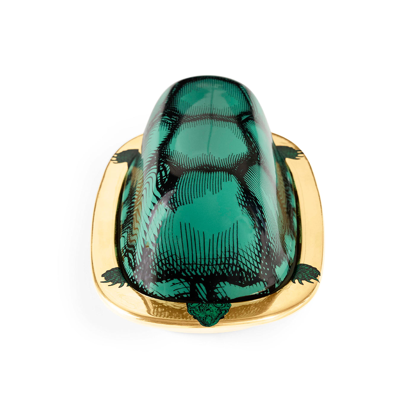 Sirena Butter Dish - side view