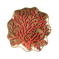 Sirena Coral Trinket Tray - front view