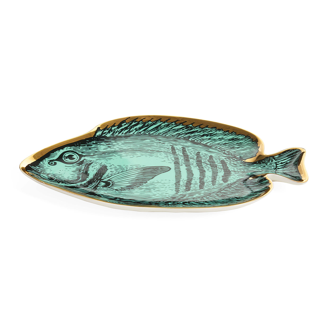 Sirena Fish Trinket Tray - angle view