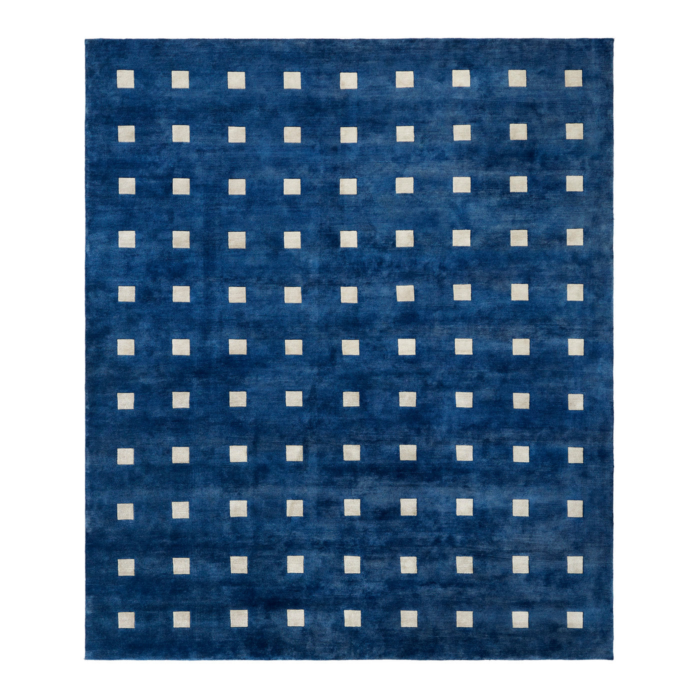 Small Squares Hand-Knotted Rug in Wool | Jonathan Adler