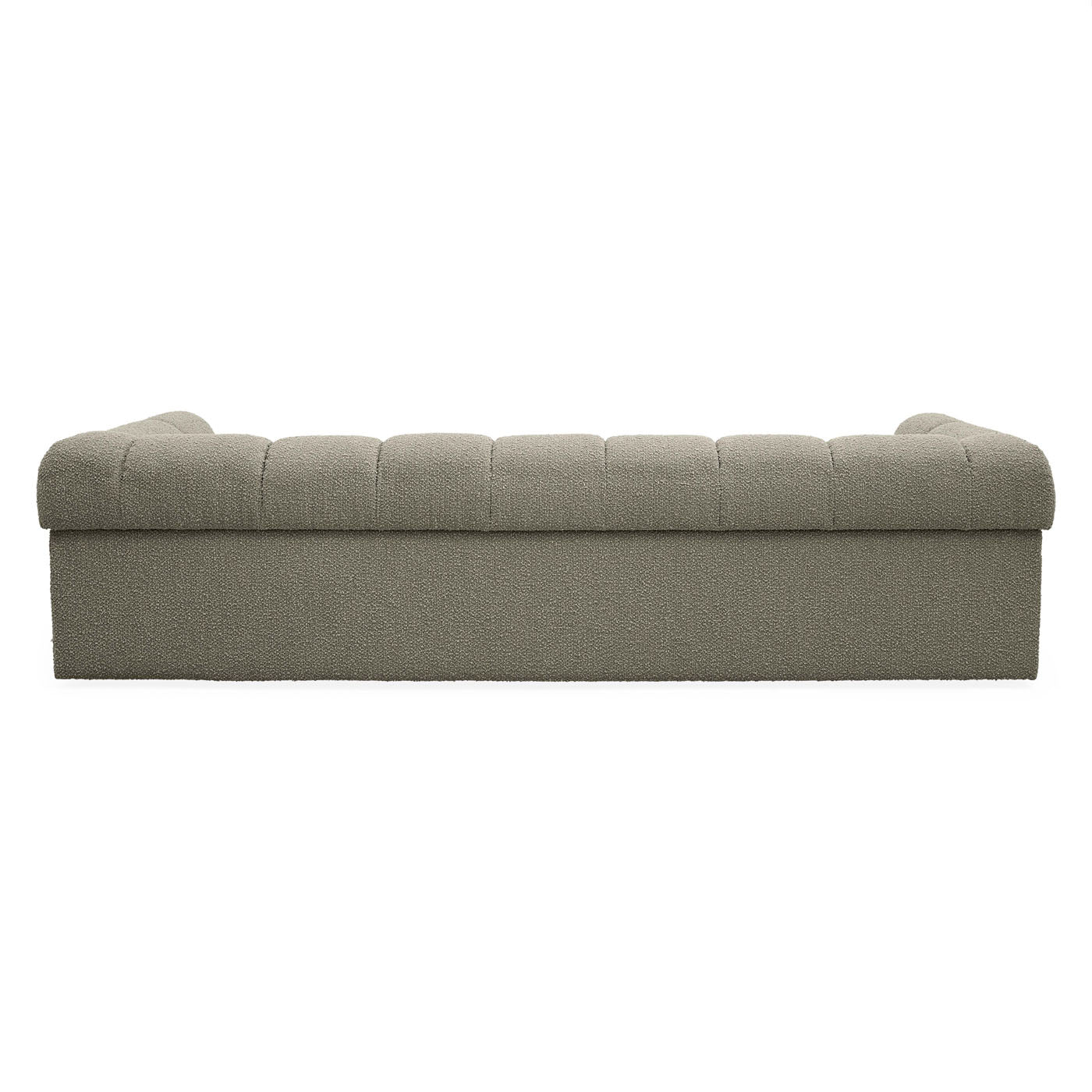 Gray sofa on a white background