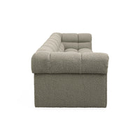 Gray textured sofa on a white background