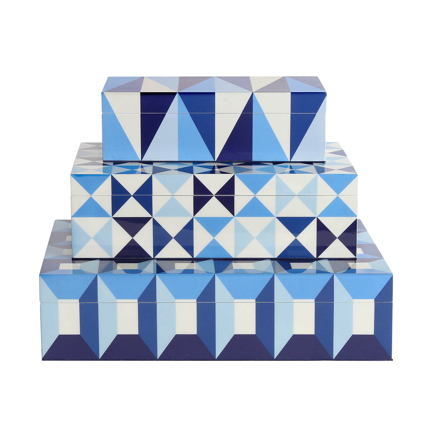 sorrento lacquer box collection - stacked view