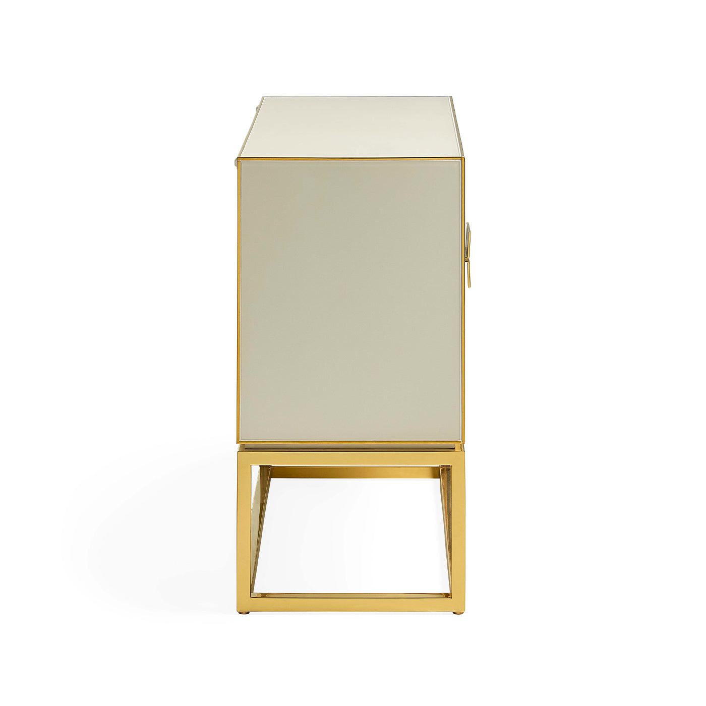 Sorrento Two-Drawer Console - side view