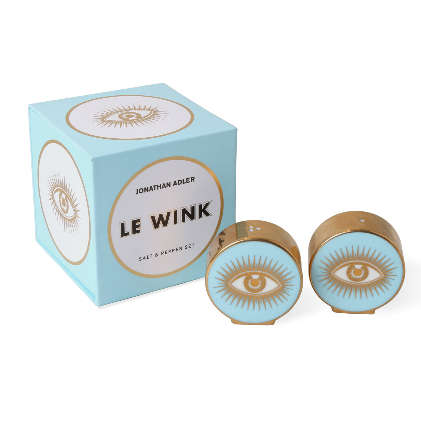 Jonathan Adler's Le Wink Salt & Pepper Set