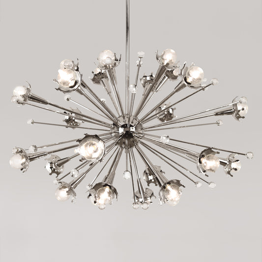 sputnik chandelier nickel - front view