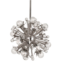mini sputnik chandelier brass - front view