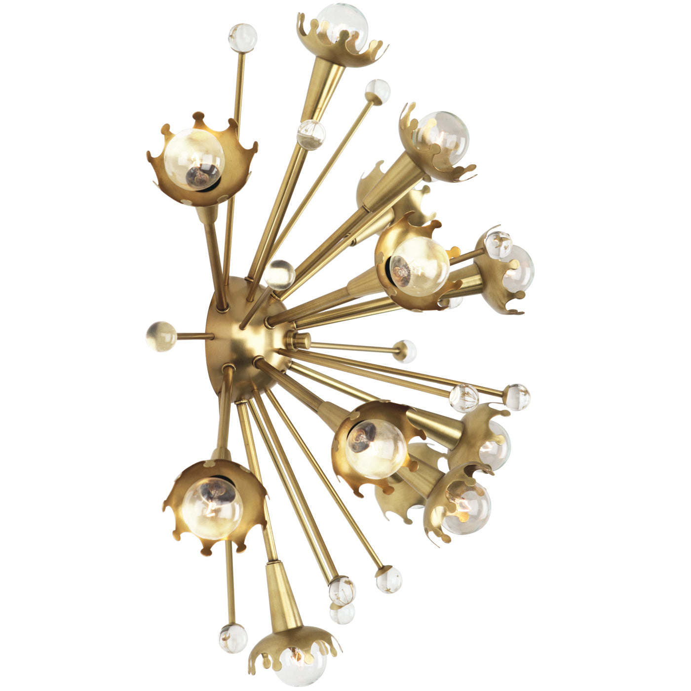 Sputnik Sconce - brass - side position