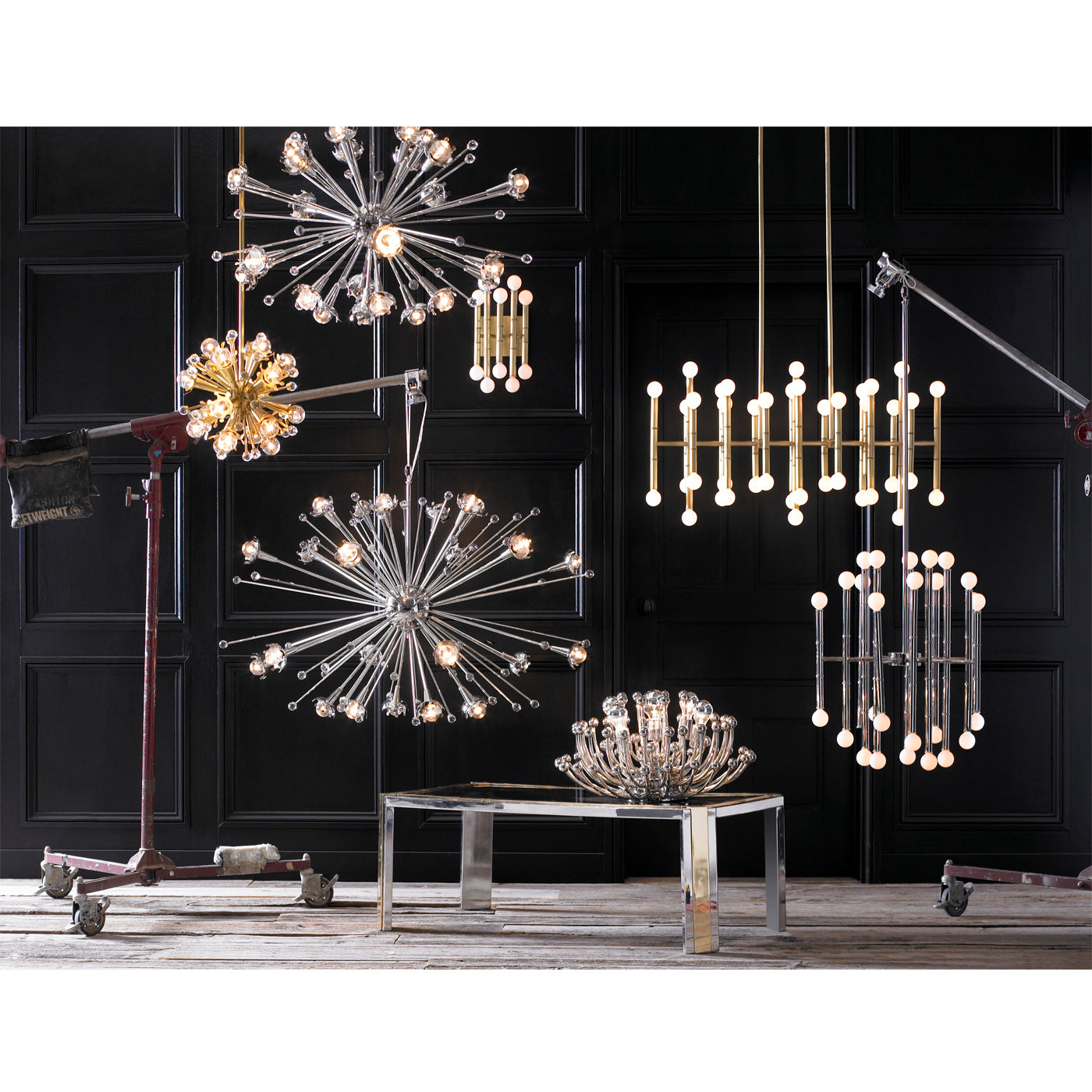 meurice chandelier lampert bed - styled view 1