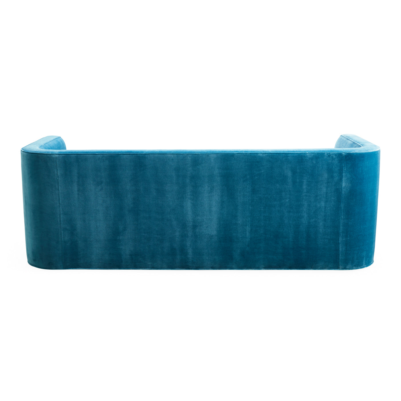 sunset sofa teddy boucle white - angle back view