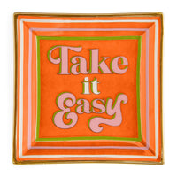 Take It Easy Square Tray - front view