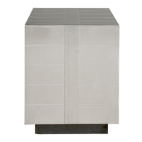 talitha bedside table nickel - side view