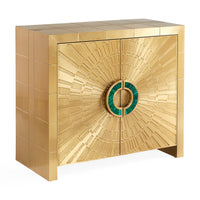 talitha cabinet brass - angle view
