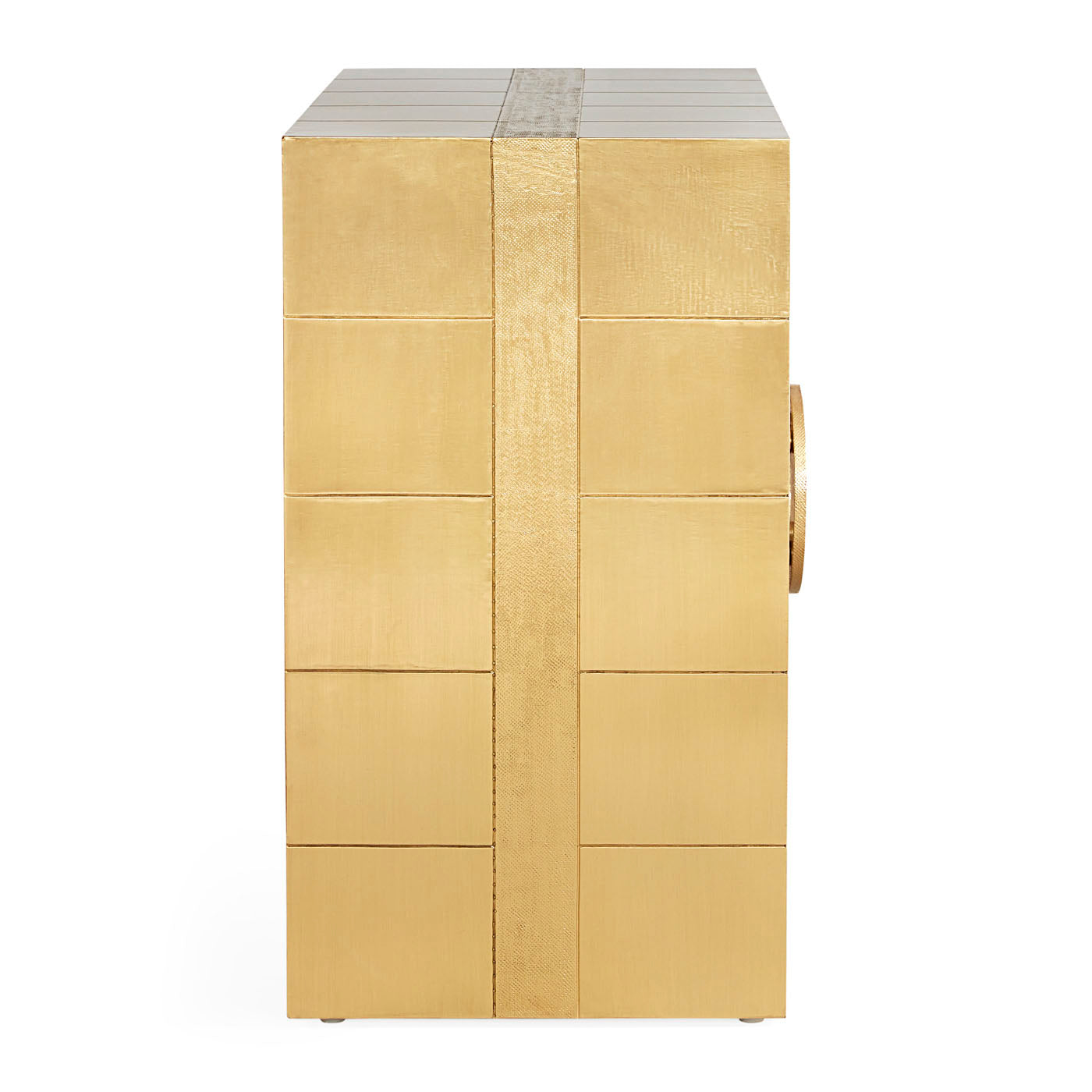 talitha cabinet brass - side view