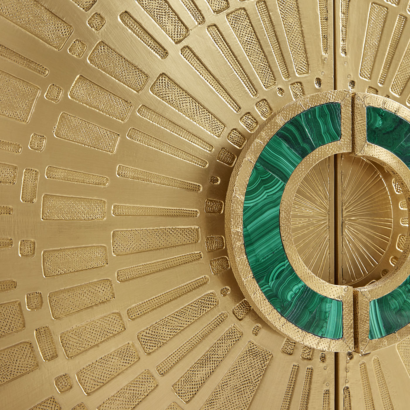 talitha cabinet brass - detail view