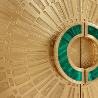 talitha cabinet brass - detail view