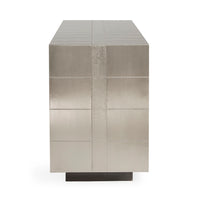 talitha credenza nickel hand-stamped patter -  detail view 2