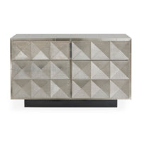 talitha six drawer dresser nickel - front view