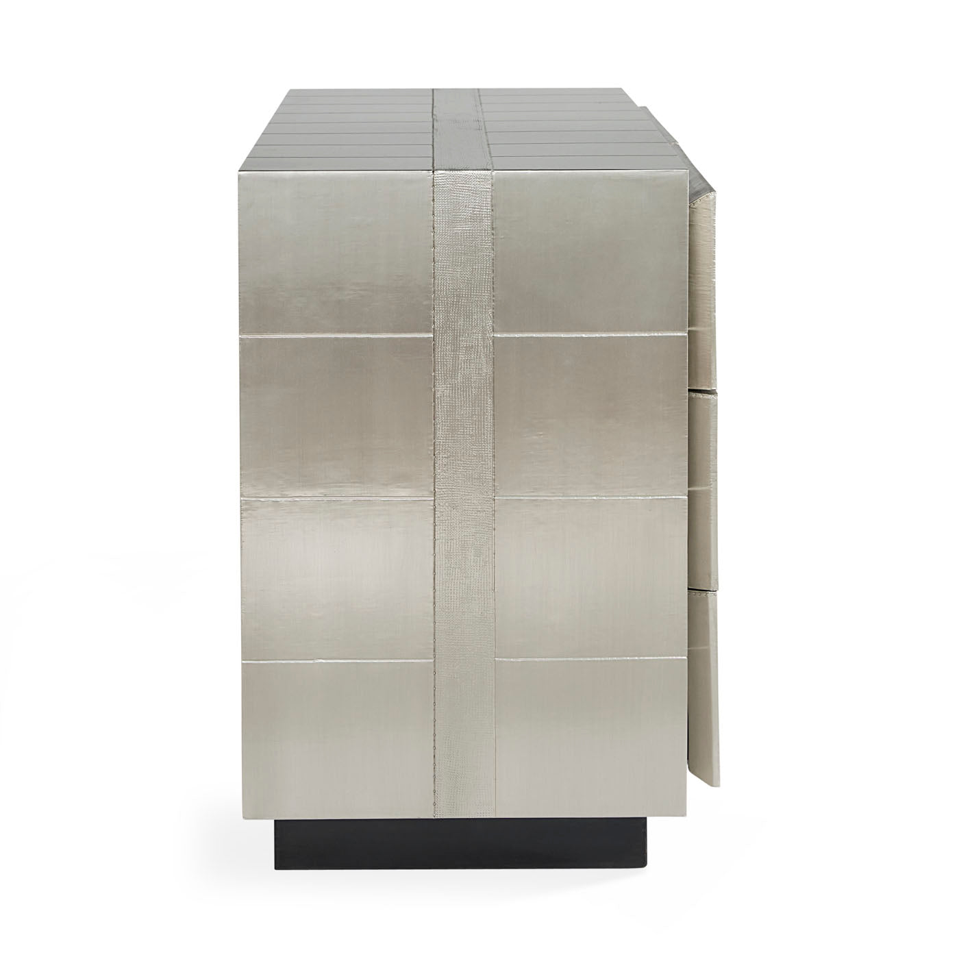 talitha six drawer dresser nickel - side view