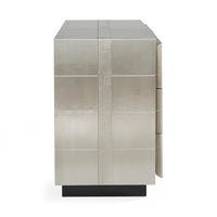 talitha six drawer dresser nickel - side view