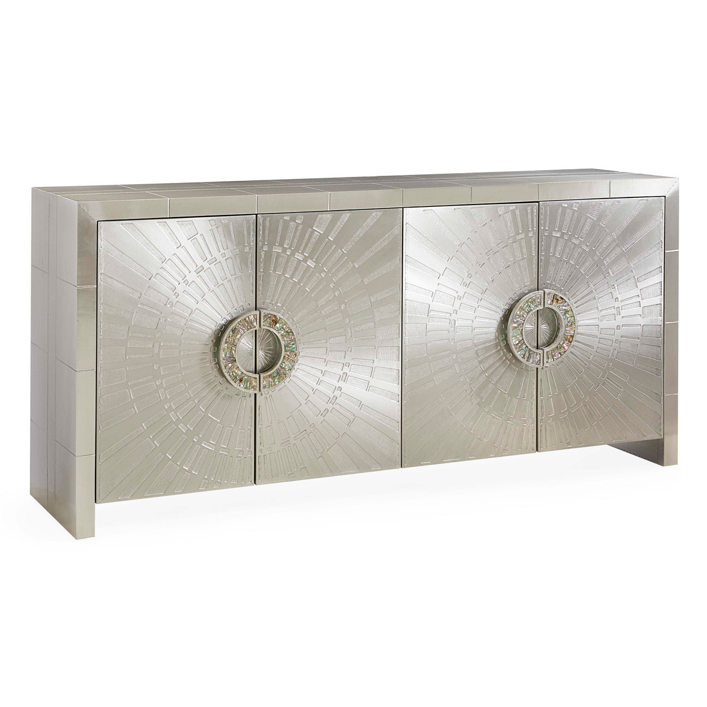 Talitha Four-Door Credenza - angle view