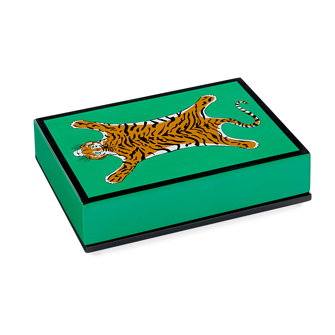 N.Y.発【新品】JONATHAN ADLER★16kGOLDトレイ[タイガー] Jonathan Adler Tiger Ceramic Tray | Gold | FARFETCH