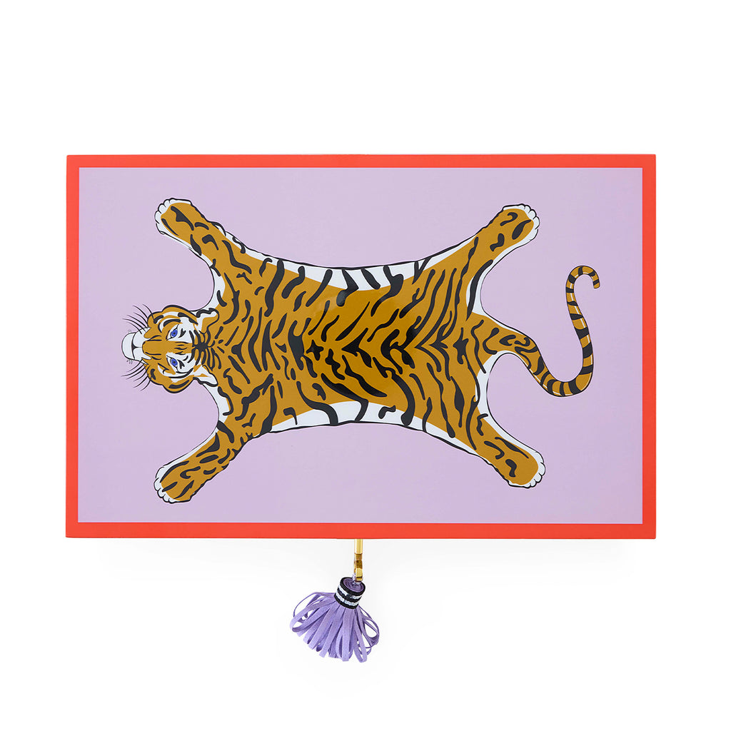 Tiger Lacquer Jewelry Box