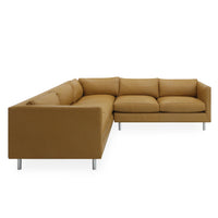 topanga sectional right arm facing living room - styled view
