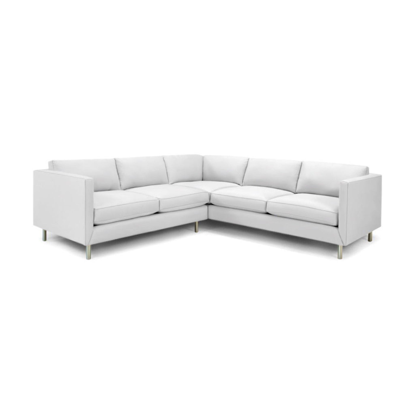 topanga sectional left arm facing custom default - angle view