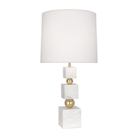 Totem Lamp on Globo Fretwork Console in Entryway