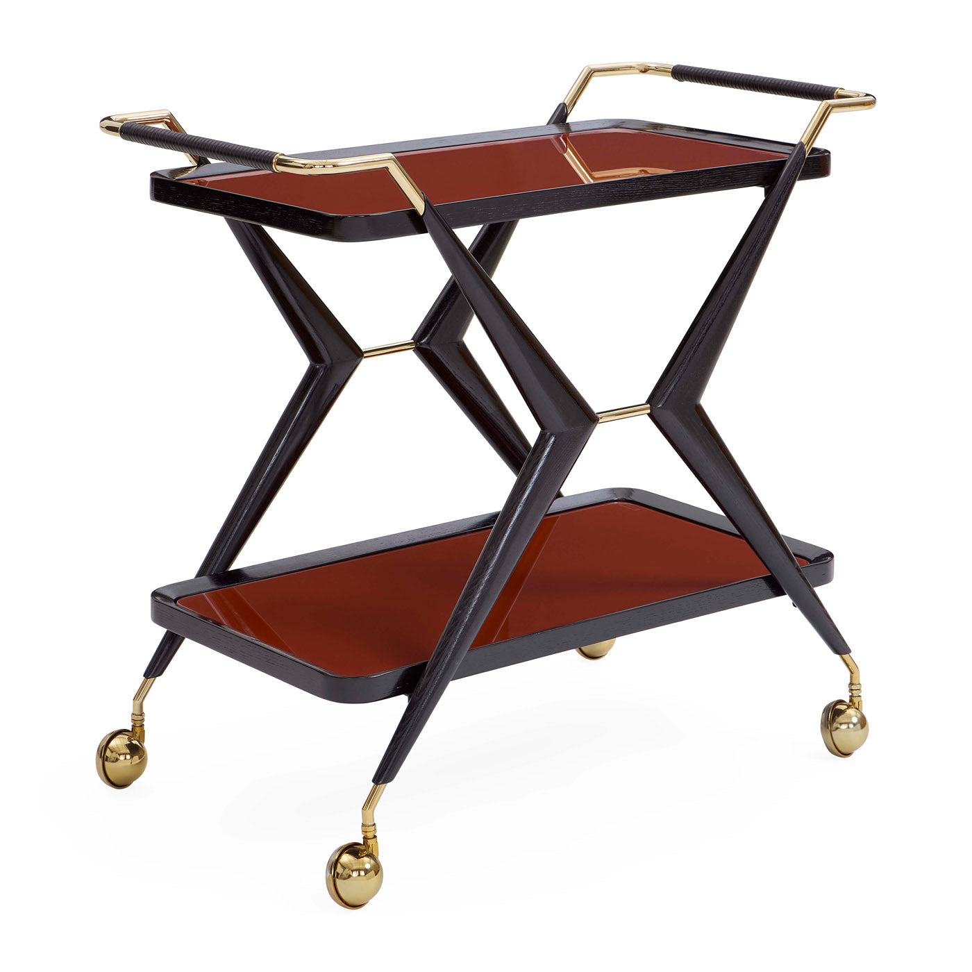 Trocadero Bar Cart - angle view