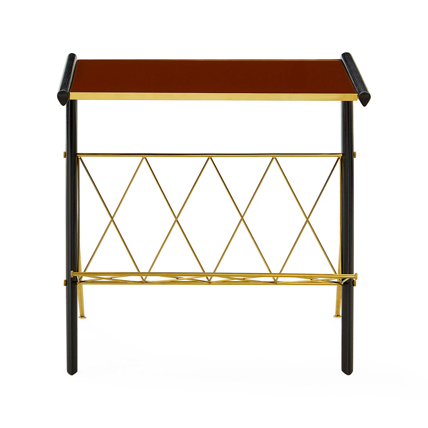 Trocadero Magazine Side Table - front view