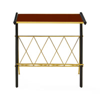 Trocadero Magazine Side Table - front view