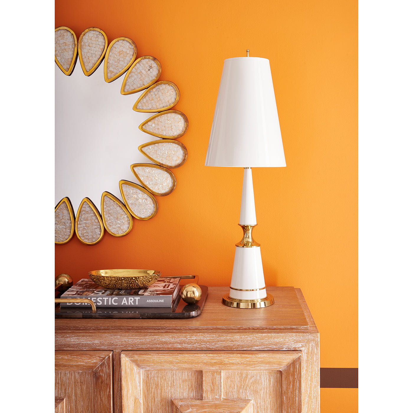 Versailles Table Lamp with Painted Shade in Lacquer | Jonathan Adler