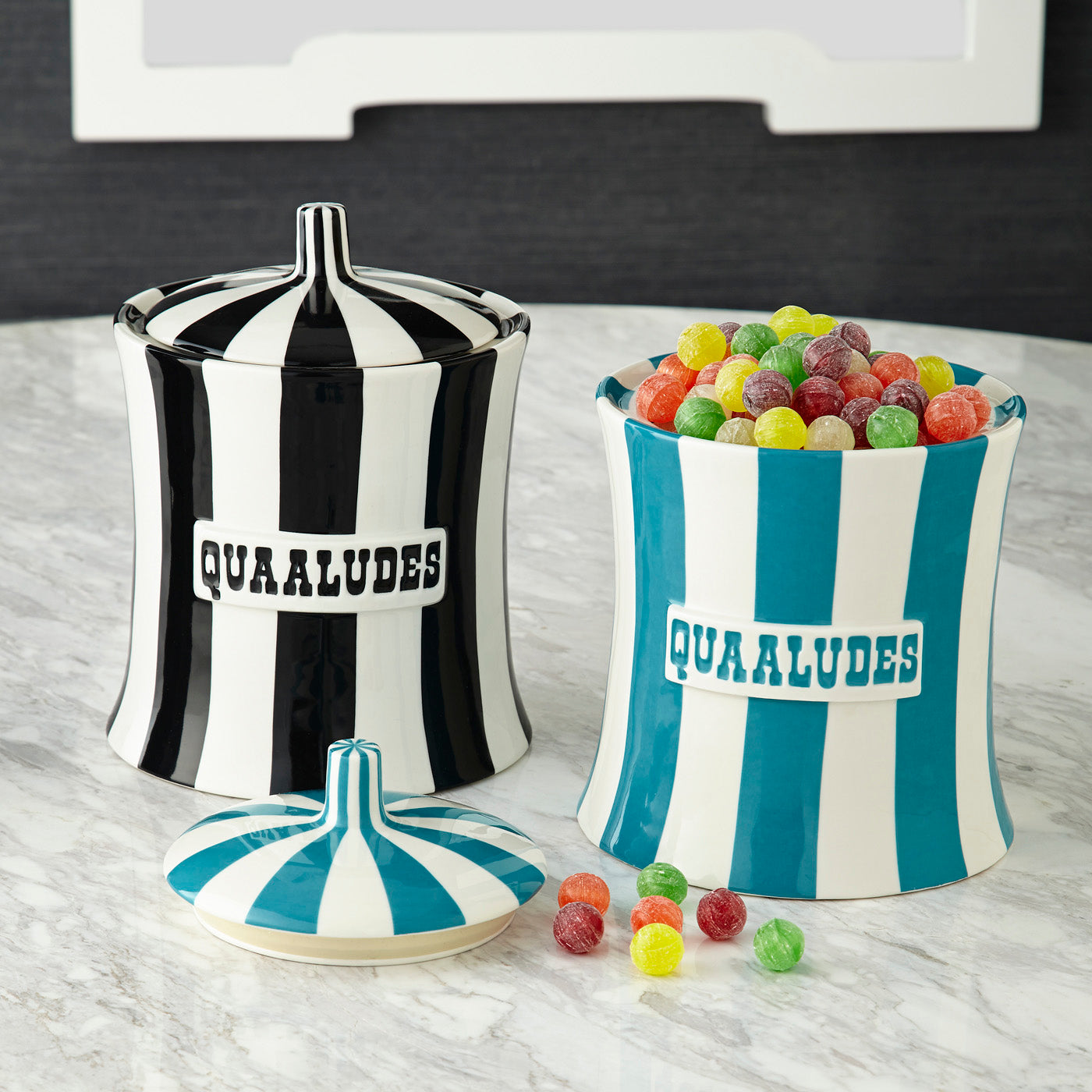 vice quaaludes canister collection with candy - styled view