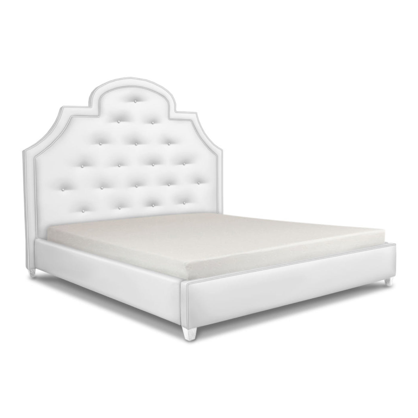 woodhouse king bed custom default - angle view