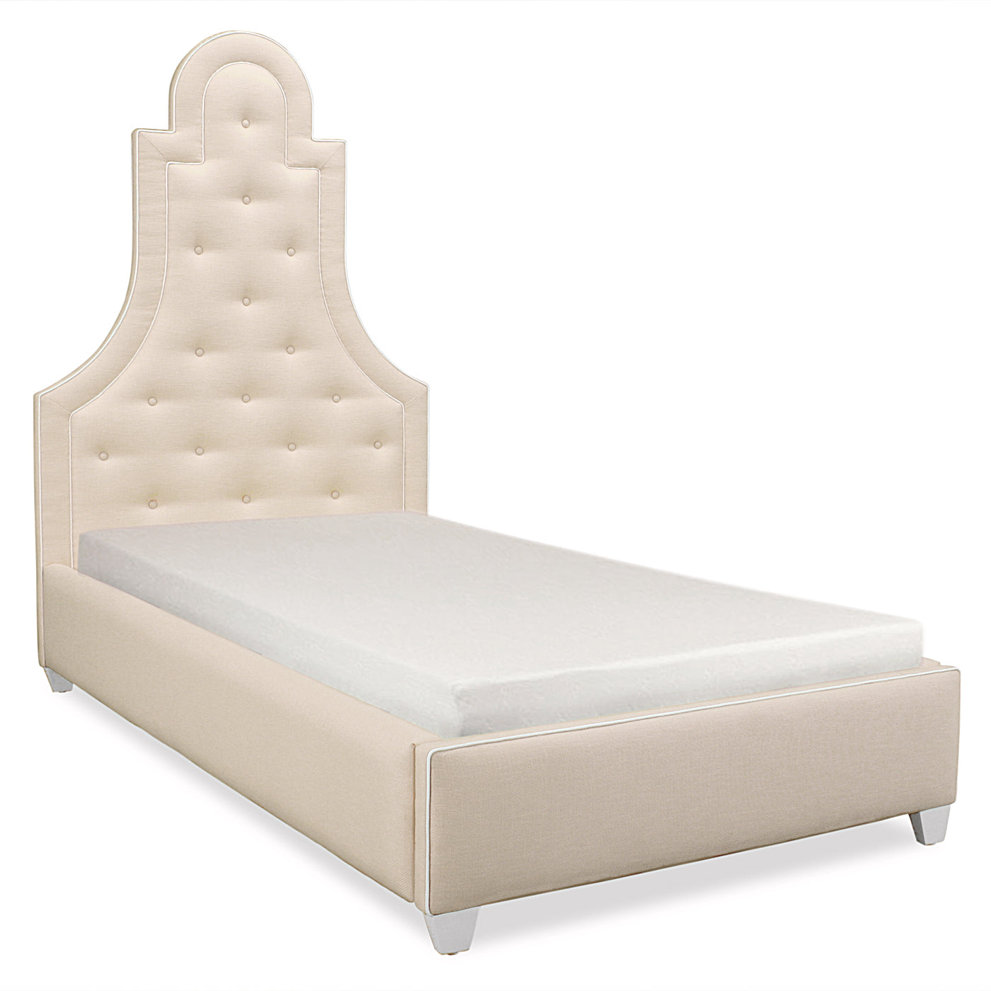 woodhouse twin bed sand - front view