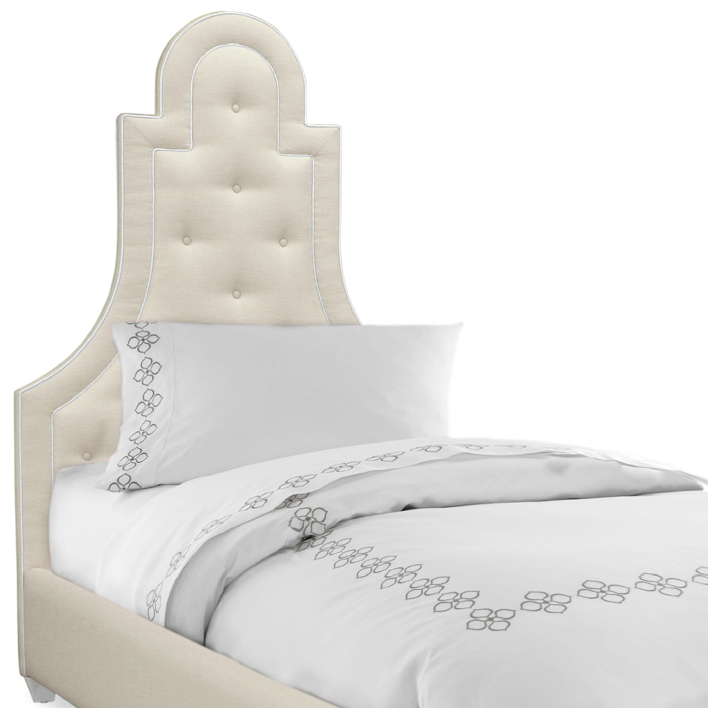 woodhouse twin headboard dunbar sand - angle view