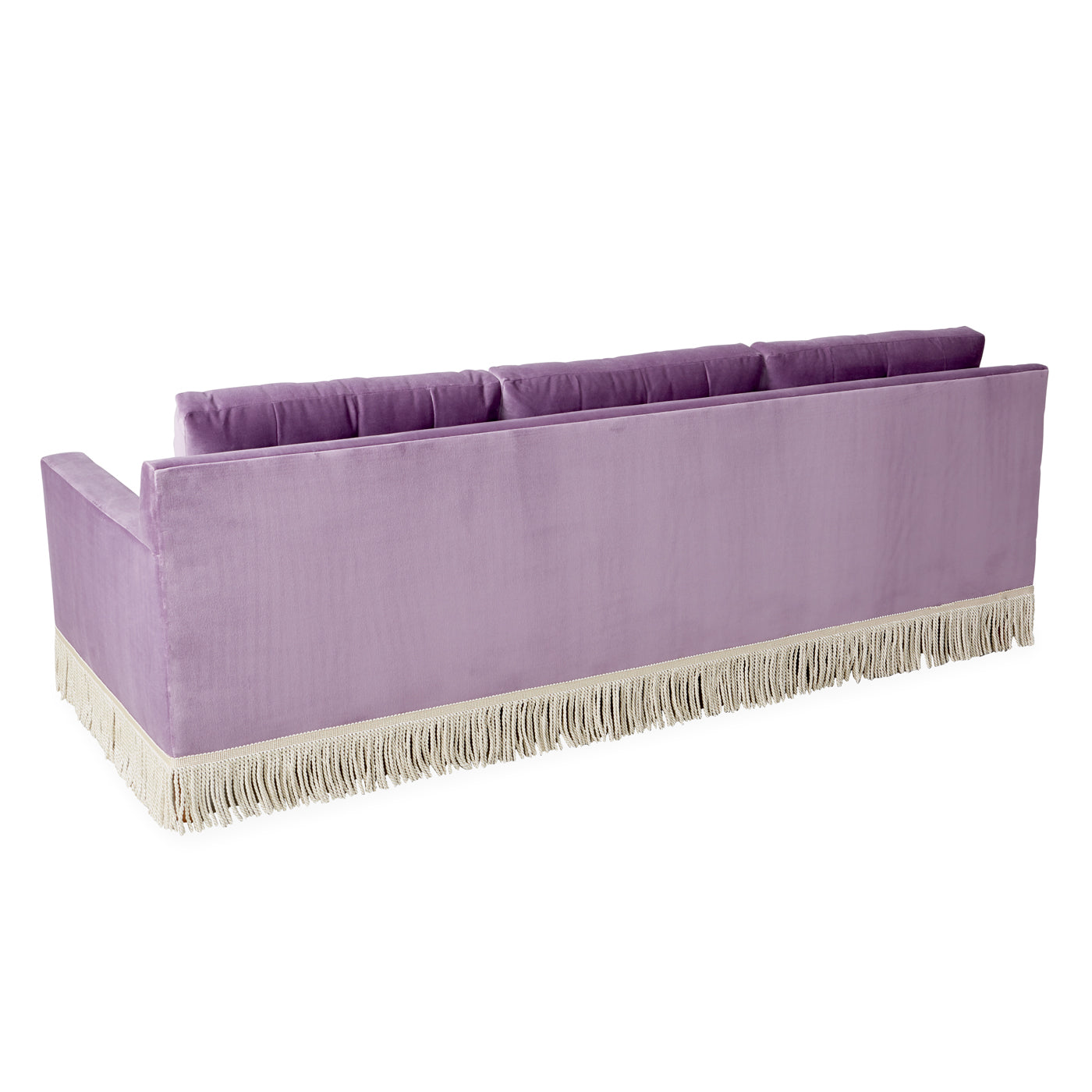 wright sofa venice amethyst velevet base natural beech wood - detail view