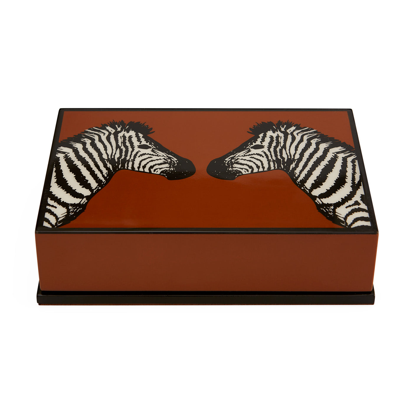 Zebra Lacquer Card Set in Lacquer | Jonathan Adler