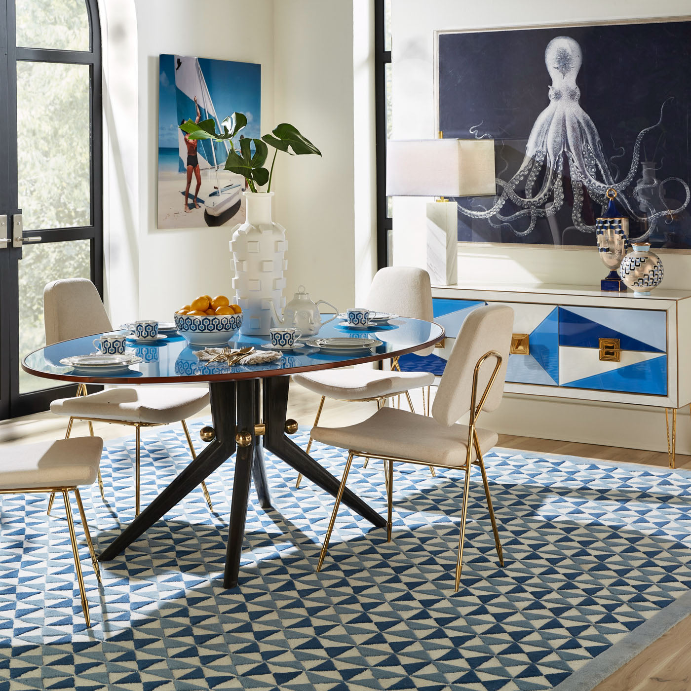 jonathan adler rug collection - styled view
